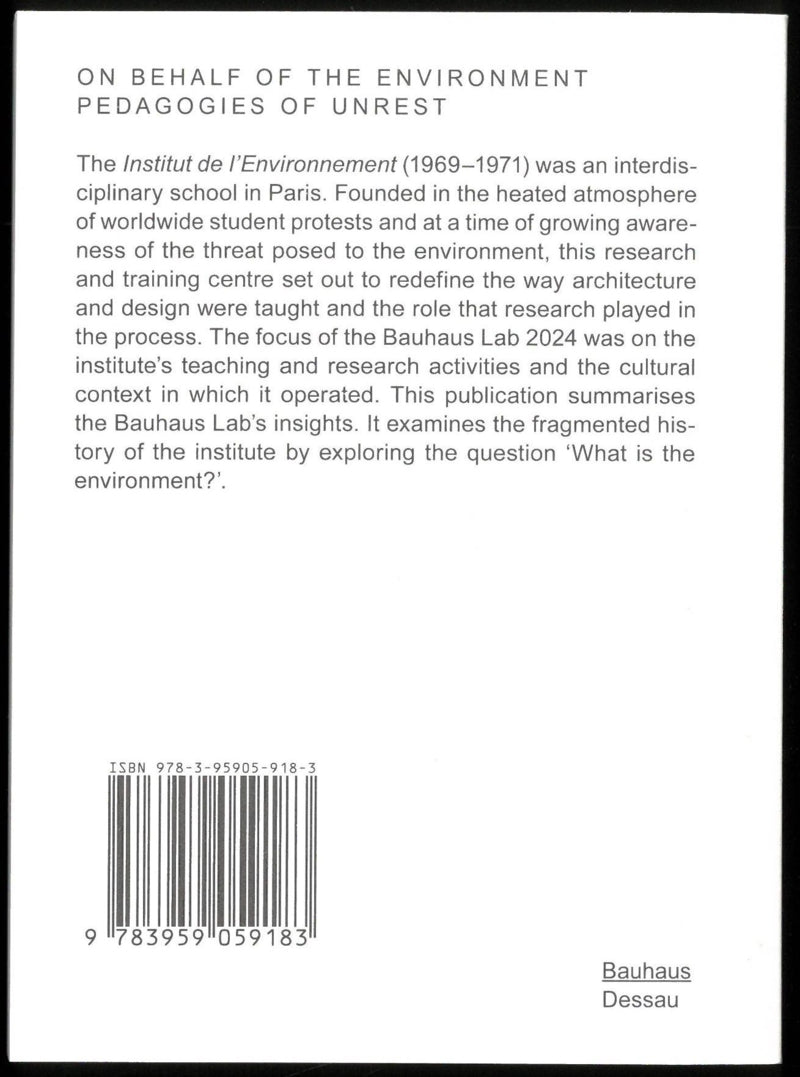 On Behalf of the Environment. Pedagogies of Unrest - slide 3